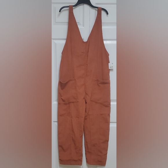 Free People High Roller Cord Jumpsuit/Sunburn - Picture 6 of 15